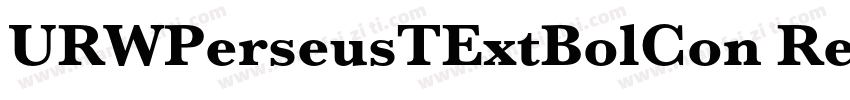 URWPerseusTExtBolCon Regular字体转换